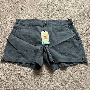 NWT‎ Prana Elle 5" Inseam Shorts Organic Cotton Blend Women's Size 14/32